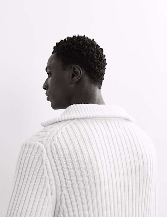 Pure Lambswool Half Zip Jumper