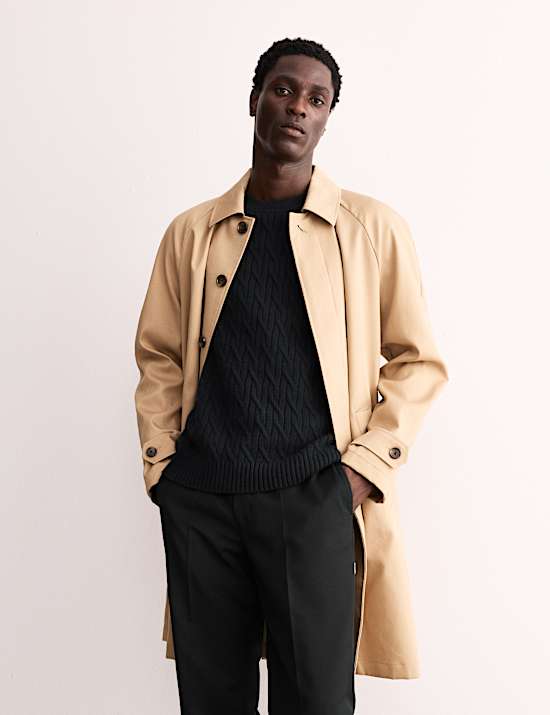 Pure Cashmere Cable Crew Neck Jumper