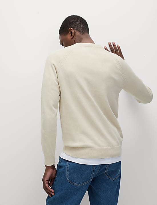 Jumper Kerah Bundar Katun Murni