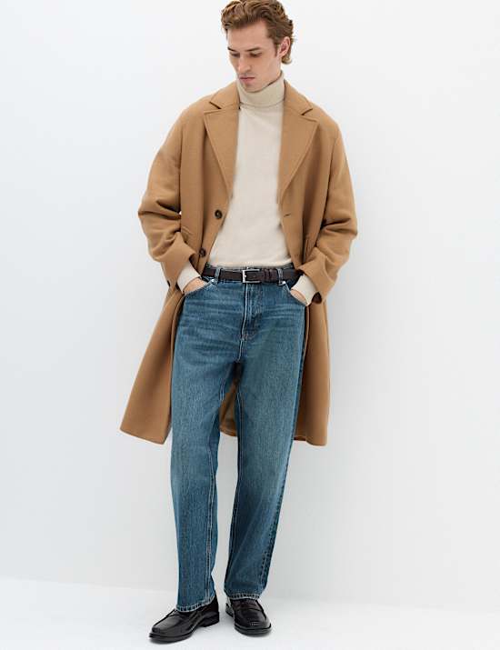 Pure Cotton Roll Neck Jumper