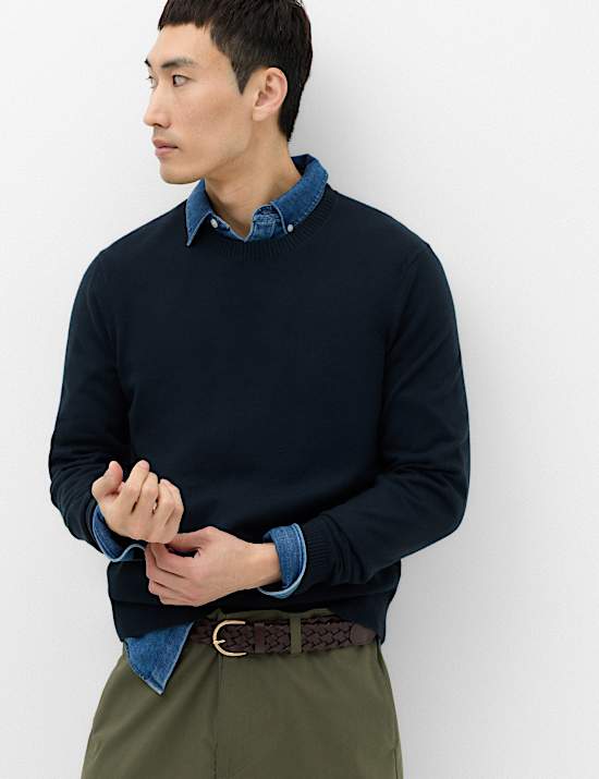 Air Yarn Crew Neck Jumper