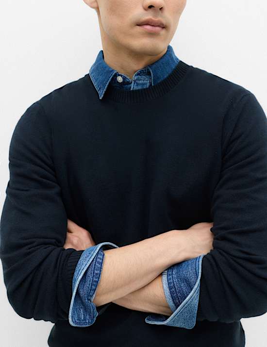 Air Yarn Crew Neck Jumper