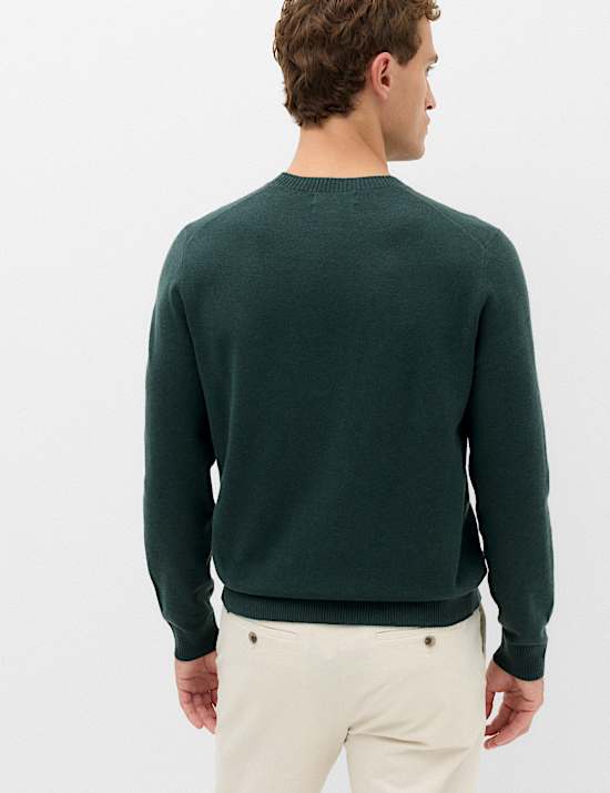 Sweter z okrągłym dekoltem z przędzy air