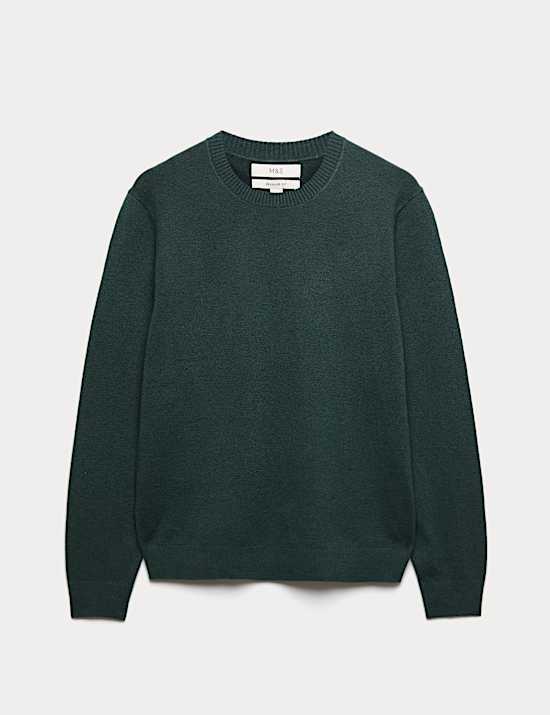 Sweter z okrągłym dekoltem z przędzy air
