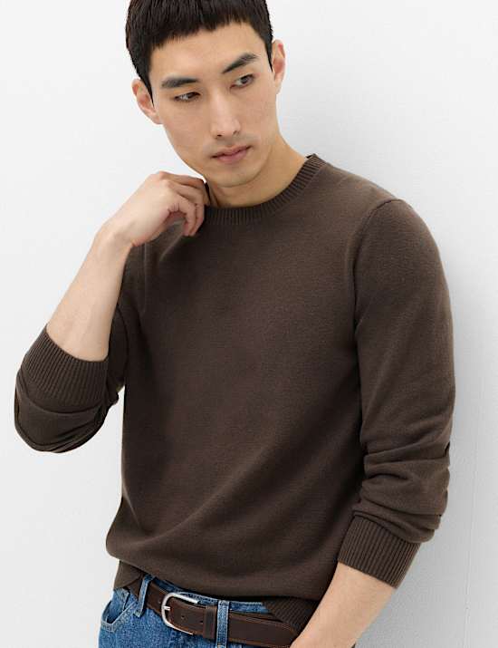 Air Yarn Crew Neck Jumper