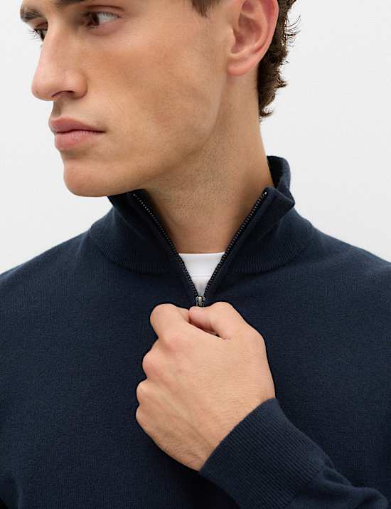 Air-Yarn Half Zip Jumper