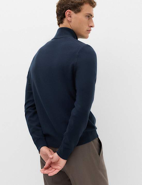 Air-Yarn Half Zip Jumper