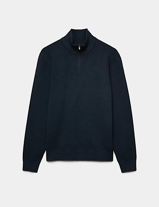 Air-Yarn Half Zip Jumper
