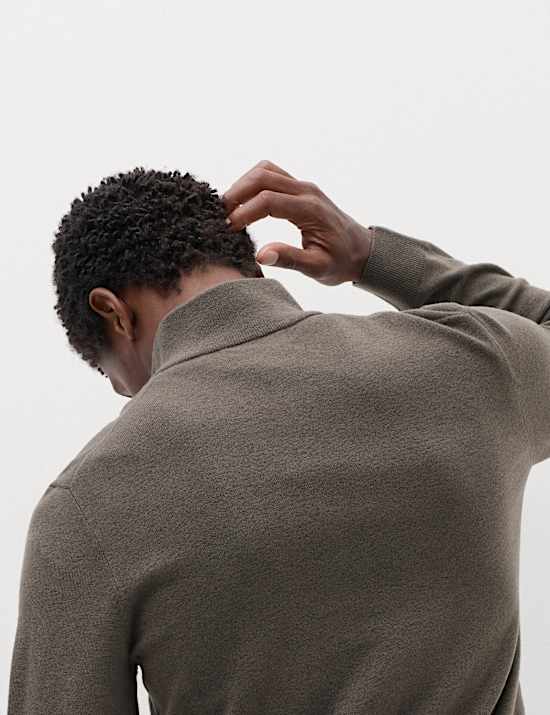 Air-Yarn Half Zip Jumper