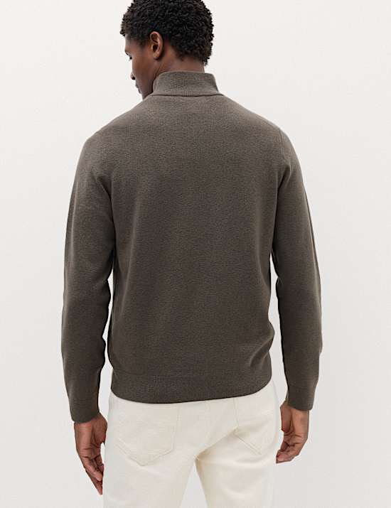 Air-Yarn Half Zip Jumper