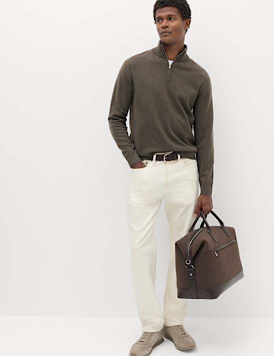 Air-Yarn Half Zip Jumper