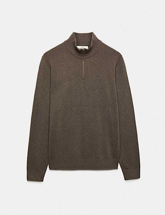 Air-Yarn Half Zip Jumper
