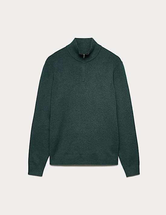 Air-Yarn Half Zip Jumper