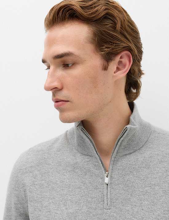 Air-Yarn Half Zip Jumper
