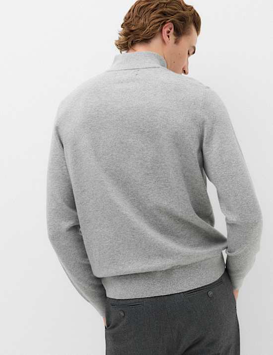 Air-Yarn Half Zip Jumper