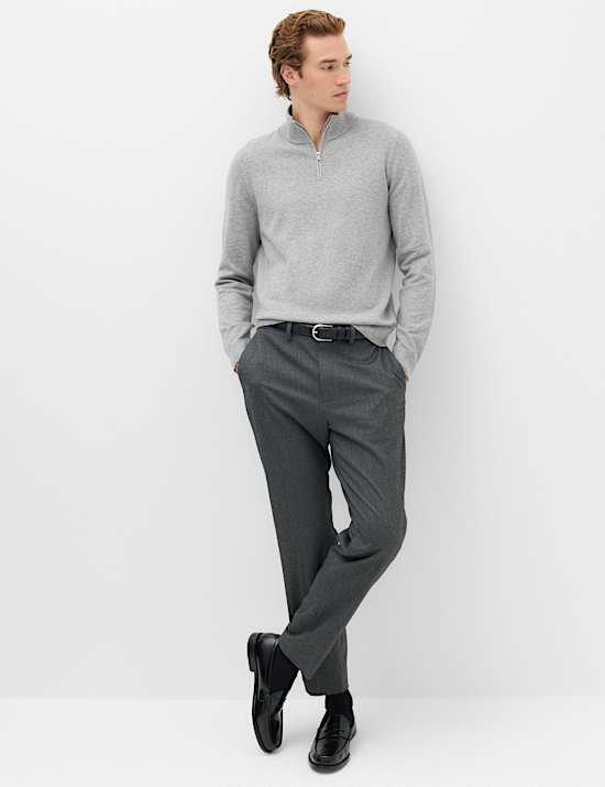 Air-Yarn Half Zip Jumper