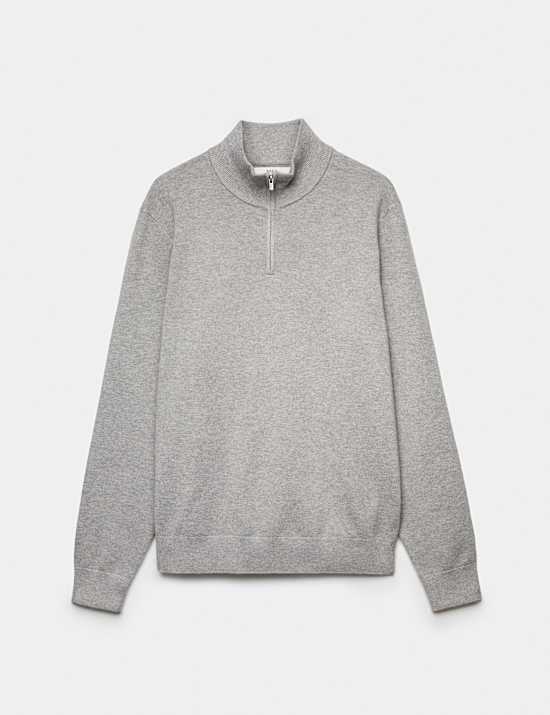 Air-Yarn Half Zip Jumper