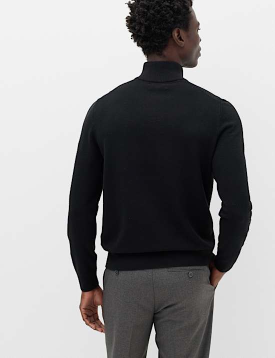 Air-Yarn Half Zip Jumper