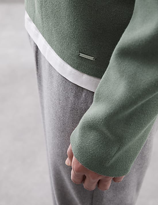 Half Zip Mock Neck Jumper