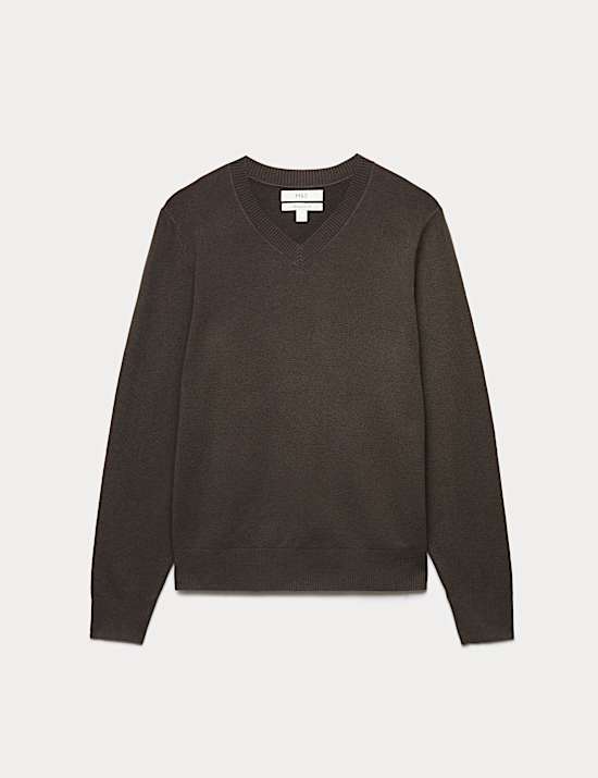 Air Yarn V Neck Jumper