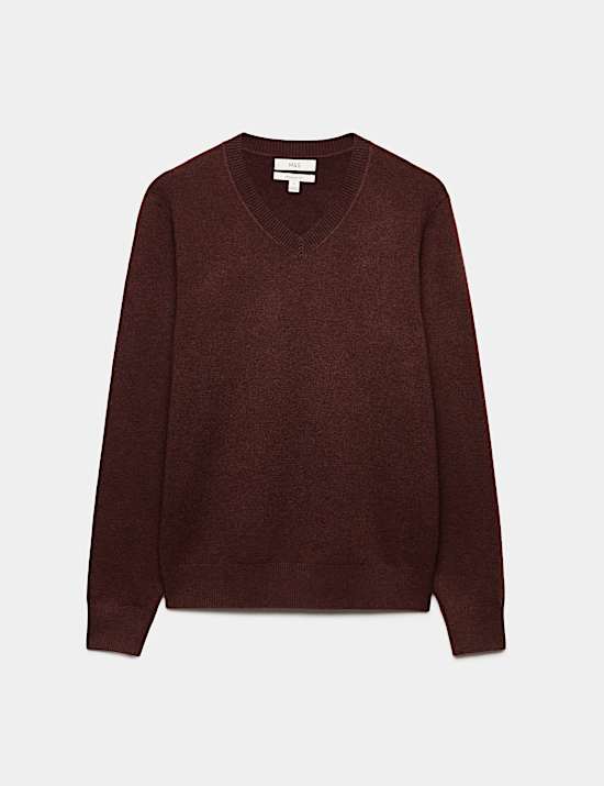 Pull en maille l&eacute;g&egrave;re &agrave; col en V