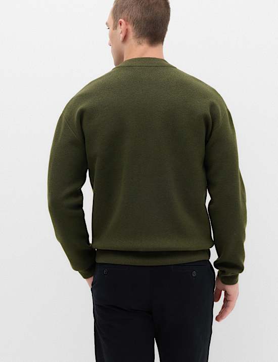 Air Yarn Knitted Bomber Jacket