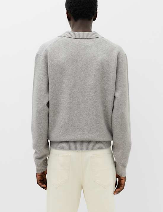 Relaxed Open Neck Jumper