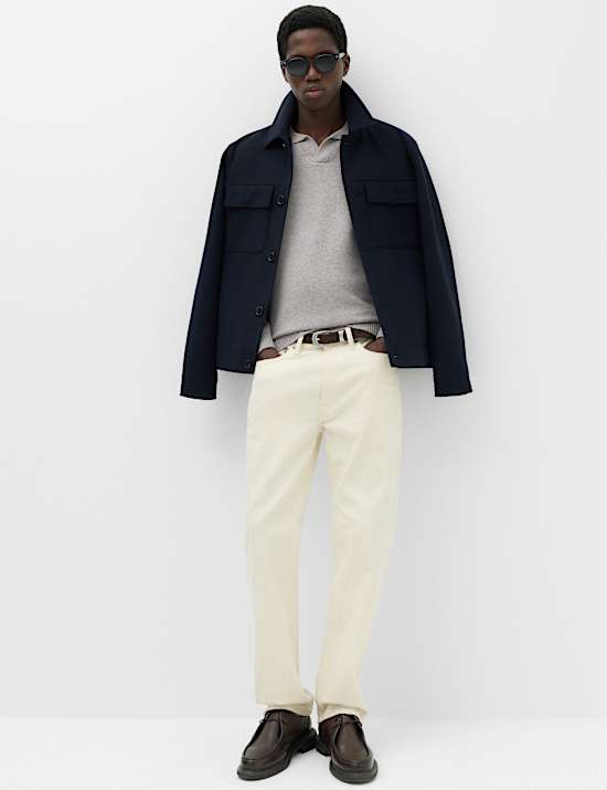Relaxed Open Neck Jumper