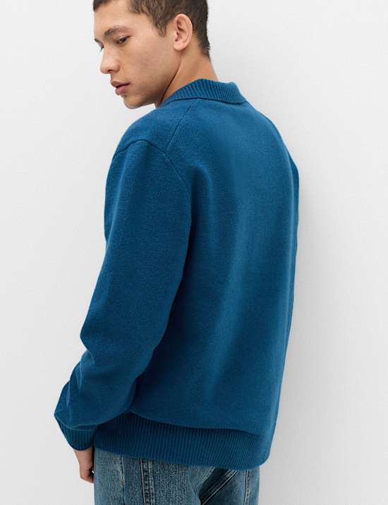 Relaxed Open Neck Jumper