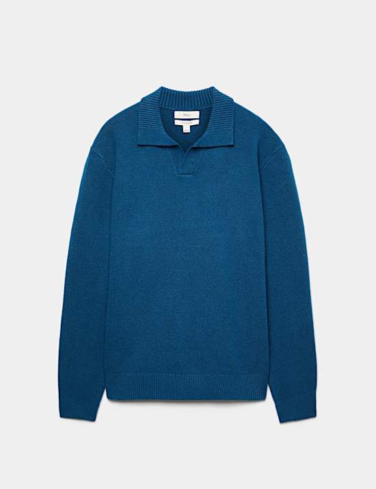 Relaxed Open Neck Jumper