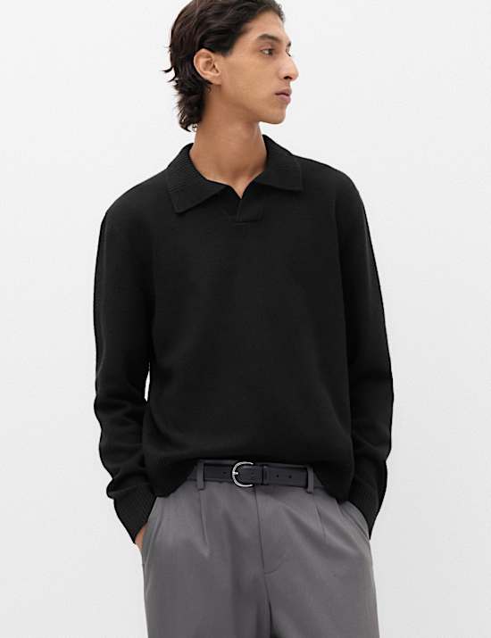 Relaxed Open Neck Jumper