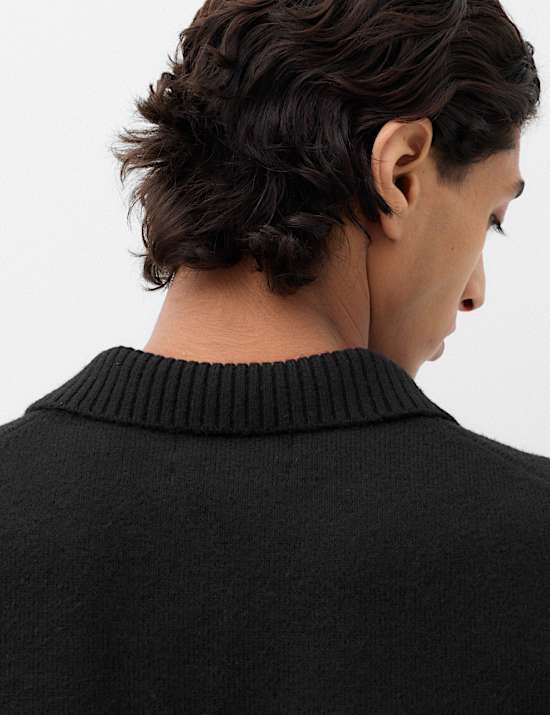 Relaxed Open Neck Jumper