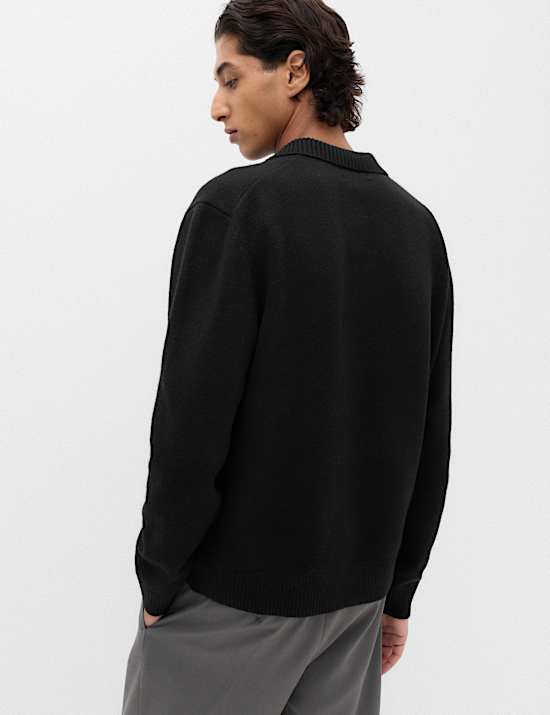 Relaxed Open Neck Jumper