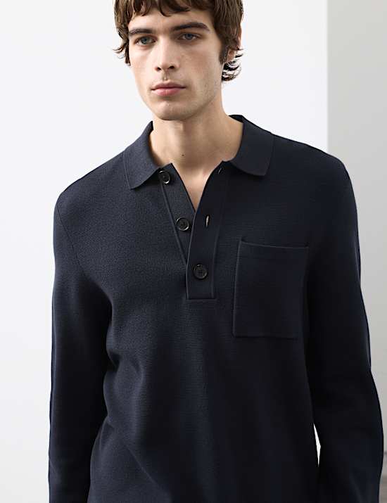 Dzianinowa koszulka polo