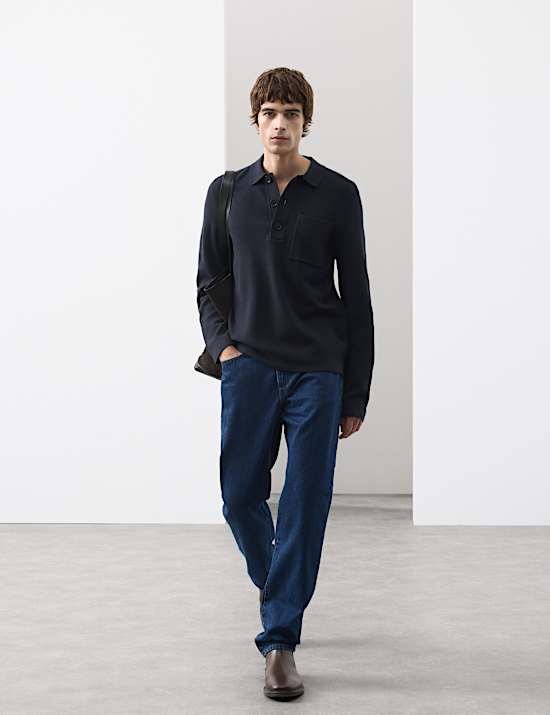 Dzianinowa koszulka polo