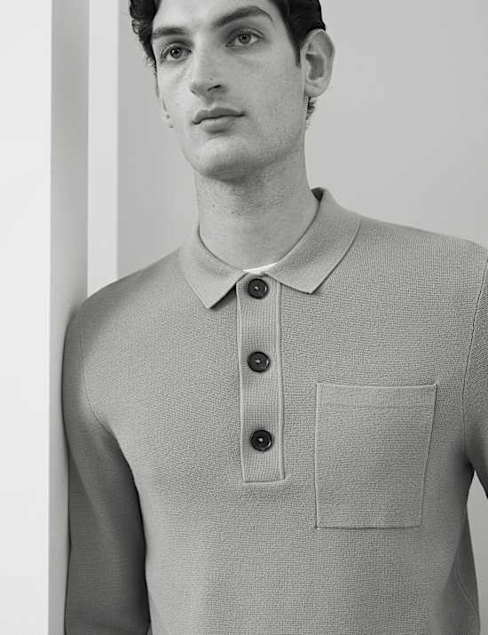 Knitted Polo Shirt