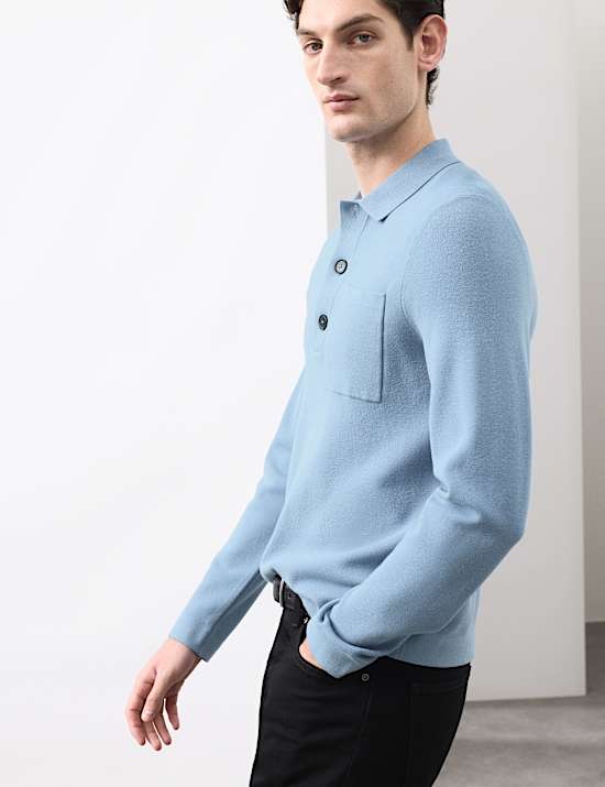 Knitted Polo Shirt