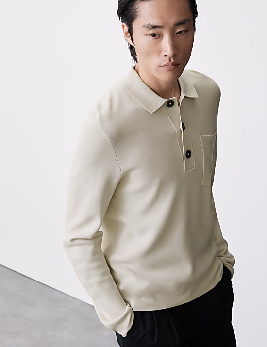Knitted Polo Shirt