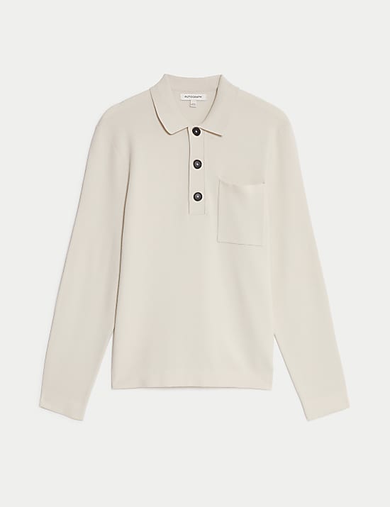 Knitted Polo Shirt