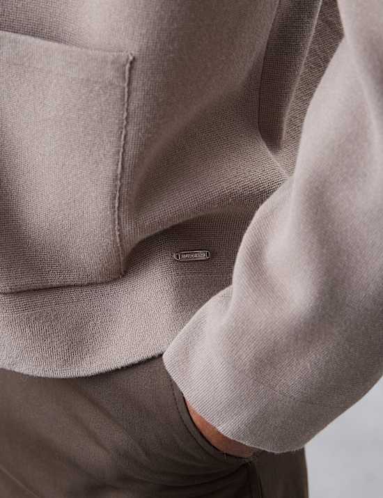 Relaxed Fit V-Neck Cardigan