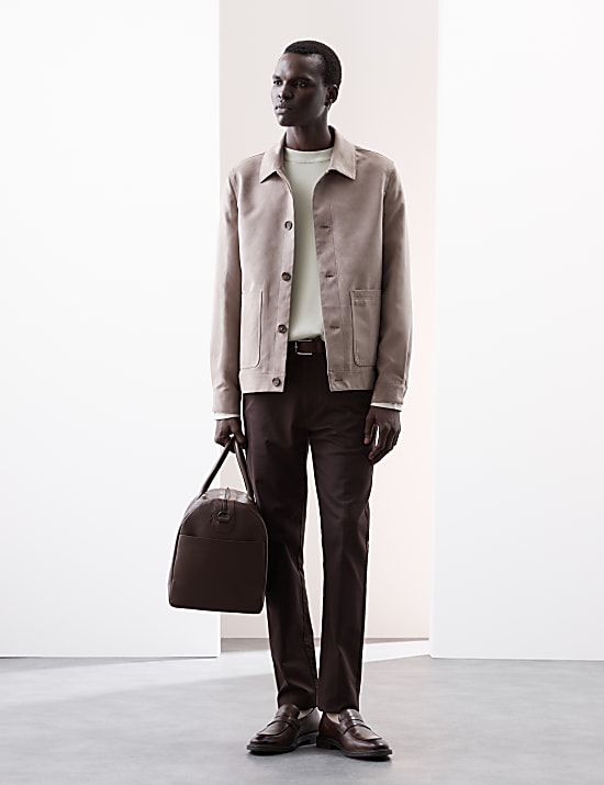 Relaxed  Milano Knit Crew Neck Jumper