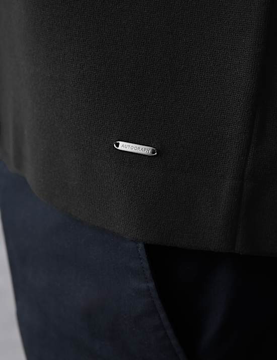 Crew Neck Knitted T-Shirt