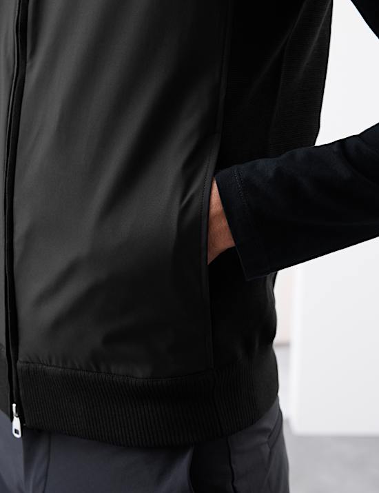 Performance Milano-Knit Funnel Neck Gilet