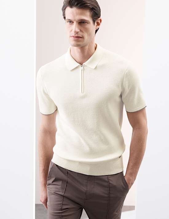 Mercerised Cotton Performance Knitted Polo