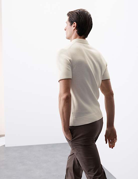 Polo Performance en maille de coton merceris&eacute;