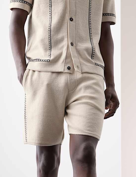 Pure Cotton Knitted Shorts