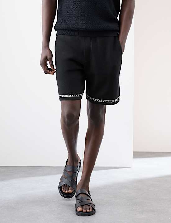 Pure Cotton Knitted Shorts