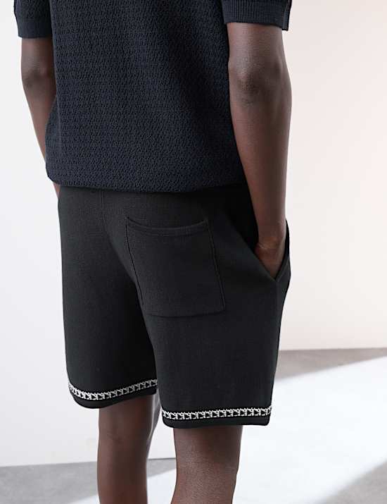 Pure Cotton Knitted Shorts