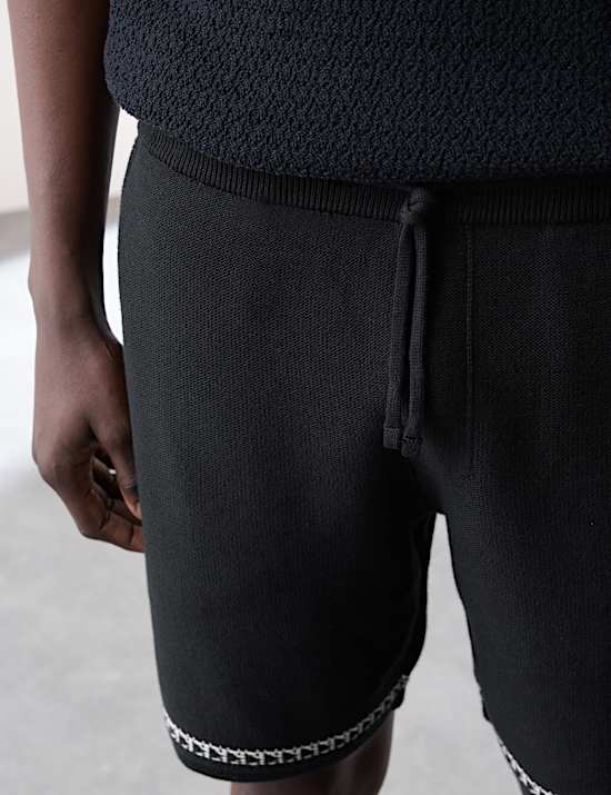 Pure Cotton Knitted Shorts