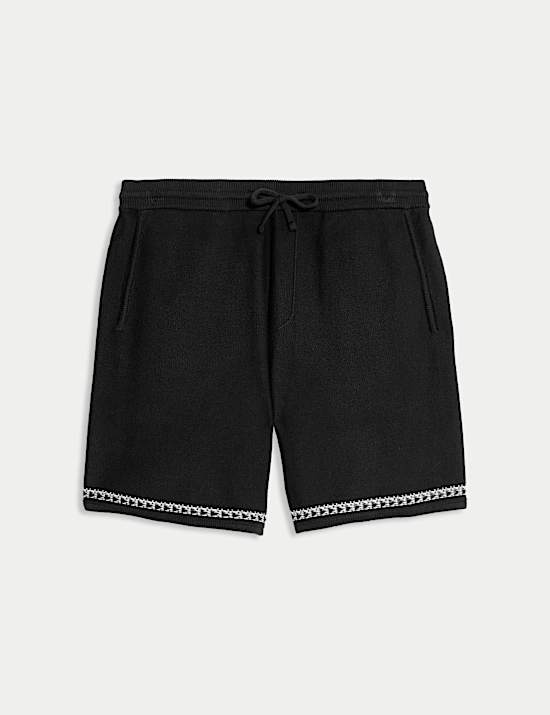Pure Cotton Knitted Shorts